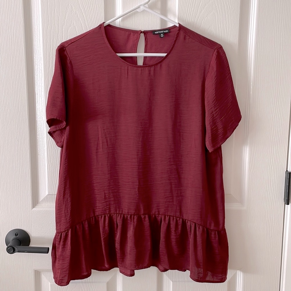 WHO What Wear peplum top